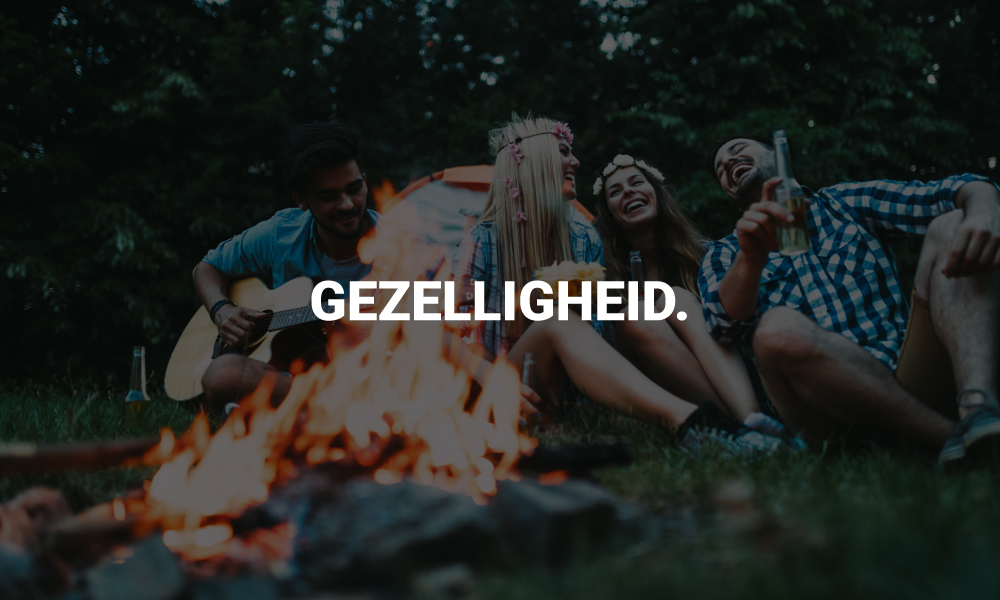 gezelligheid Impressie sfeer legertent Basecamp Rentals